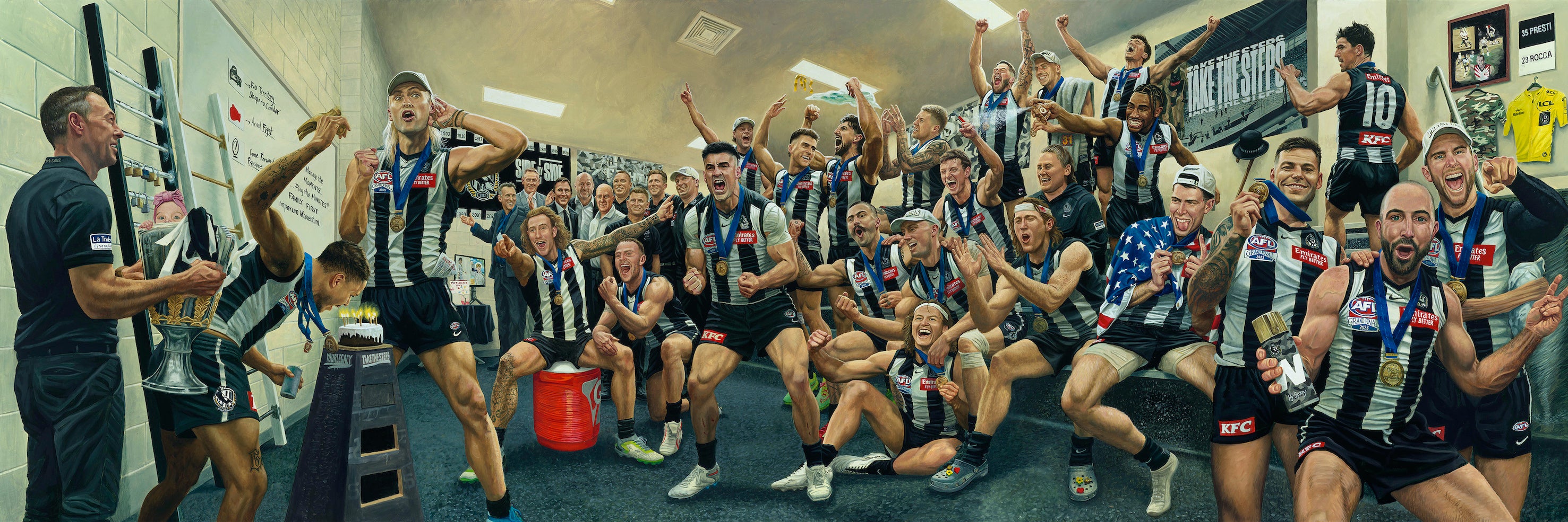 COLLINGWOOD PREMIERS 2023  - TAKE THE STEPS