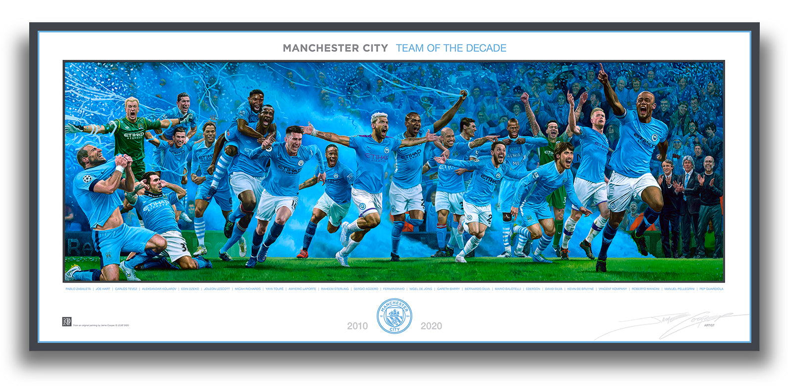 MANCHESTER CITY TEAM OF THE DECADE