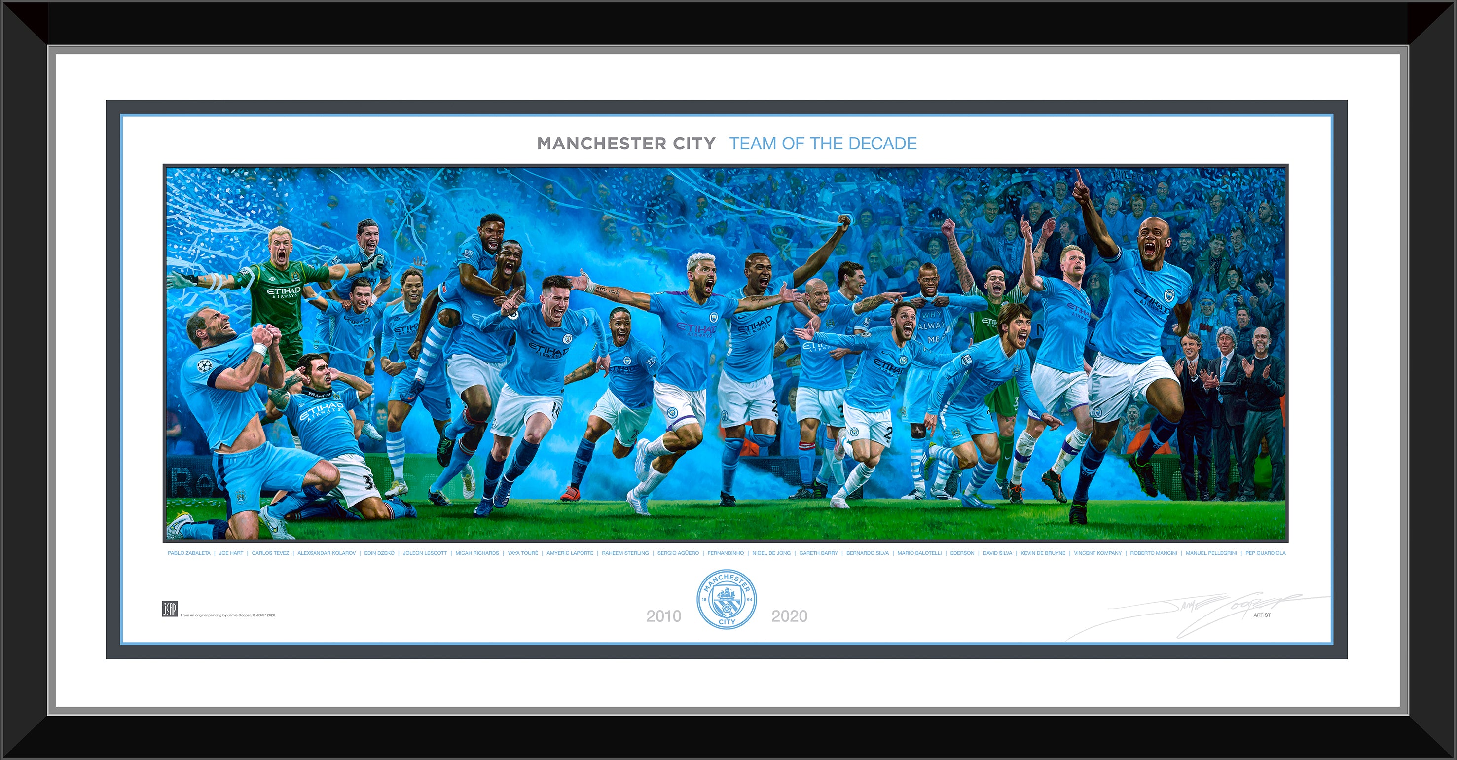 MANCHESTER CITY TEAM OF THE DECADE