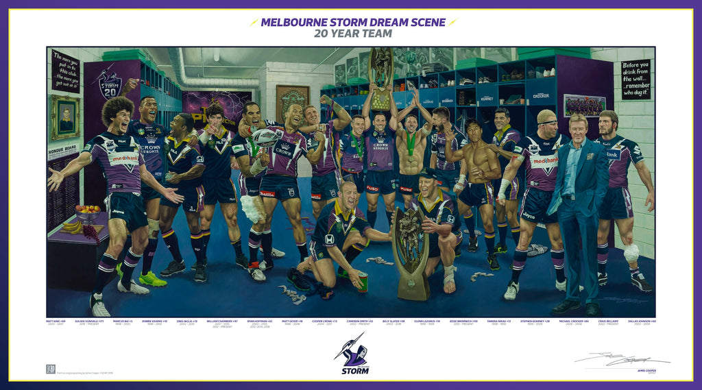 MELBOURNE STORM DREAM SCENE – 20 Year Team