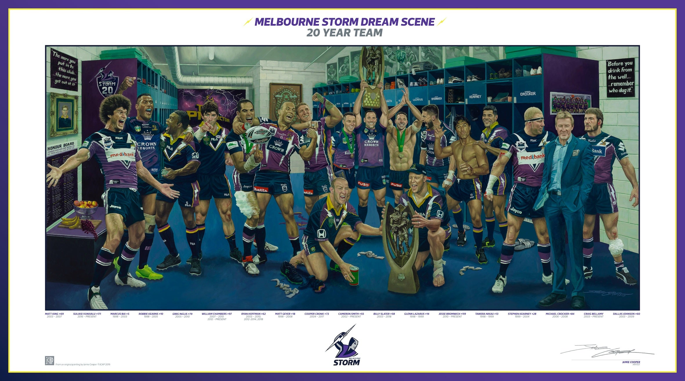 MELBOURNE STORM DREAM SCENE – 20 Year Team