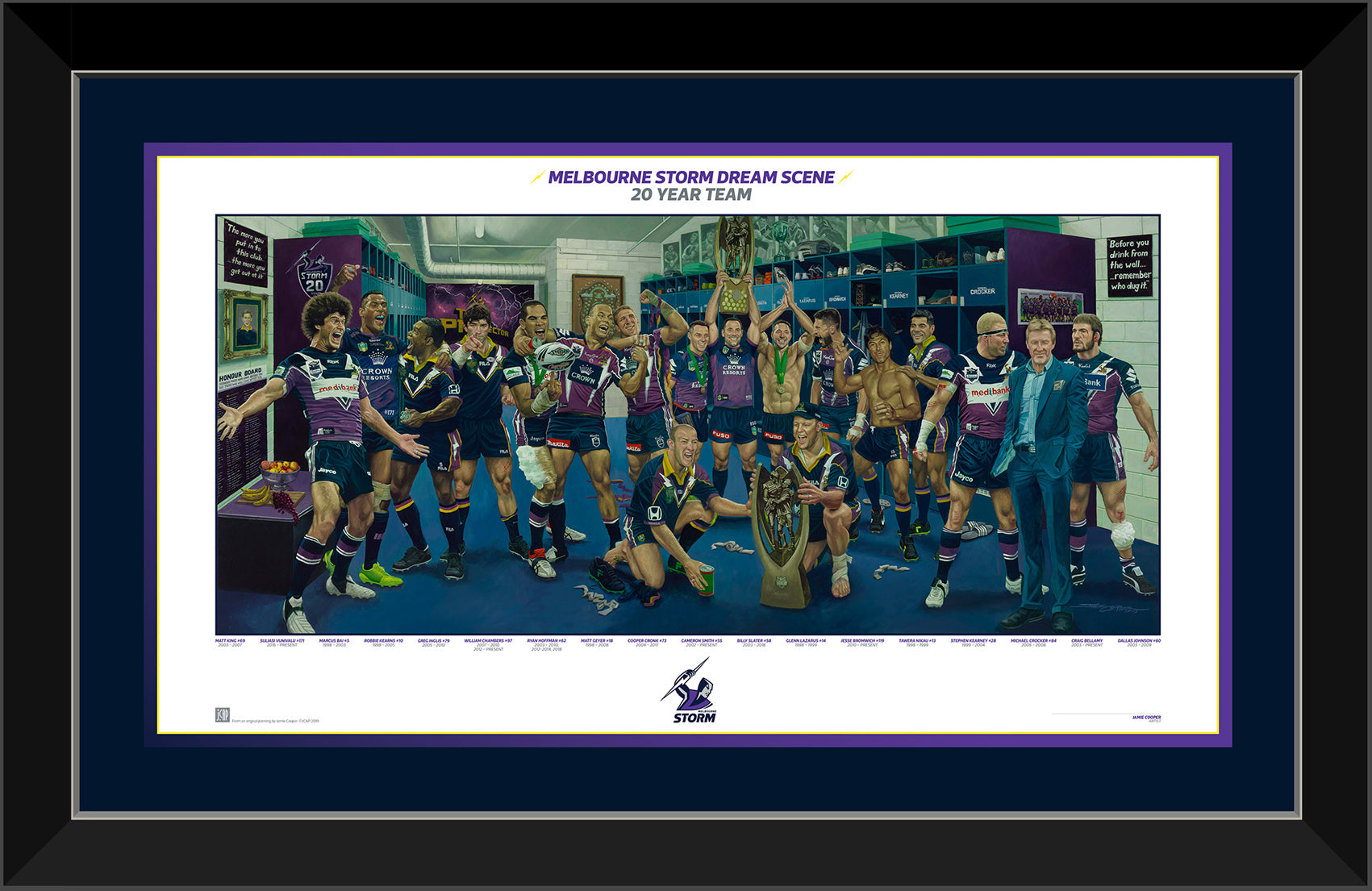 MELBOURNE STORM DREAM SCENE – 20 Year Team