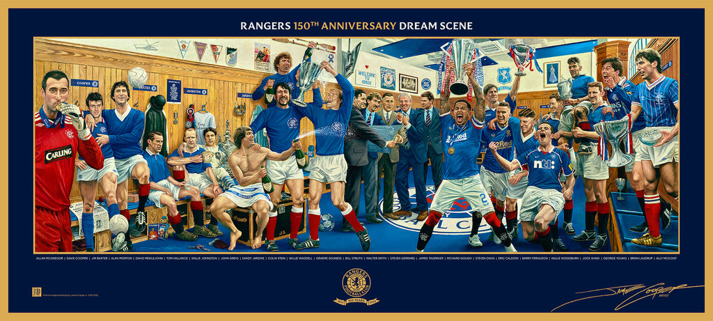 RANGERS FC 150TH ANNIVERSARY DREAM SCENE