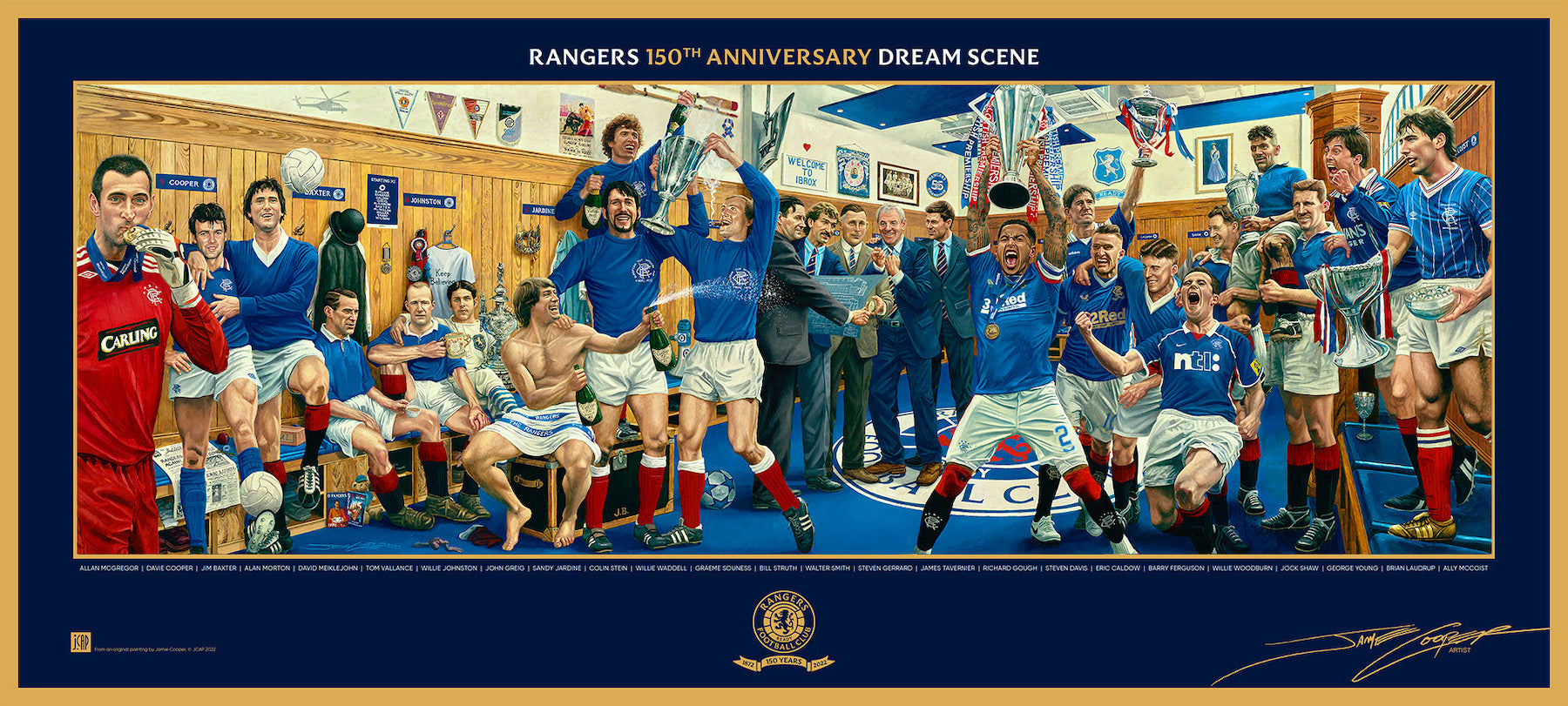 RANGERS FC 150TH ANNIVERSARY DREAM SCENE