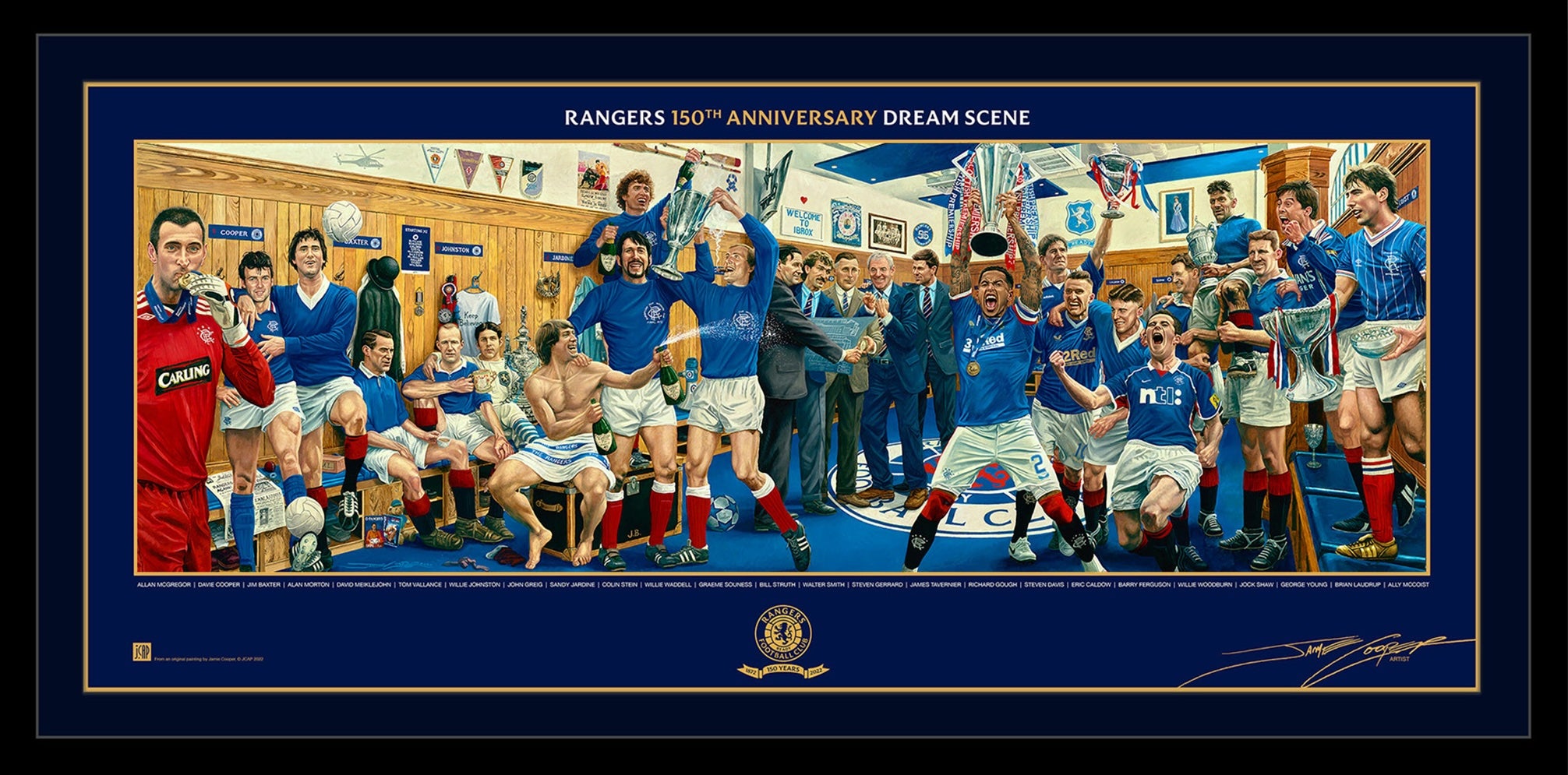 RANGERS FC 150TH ANNIVERSARY DREAM SCENE
