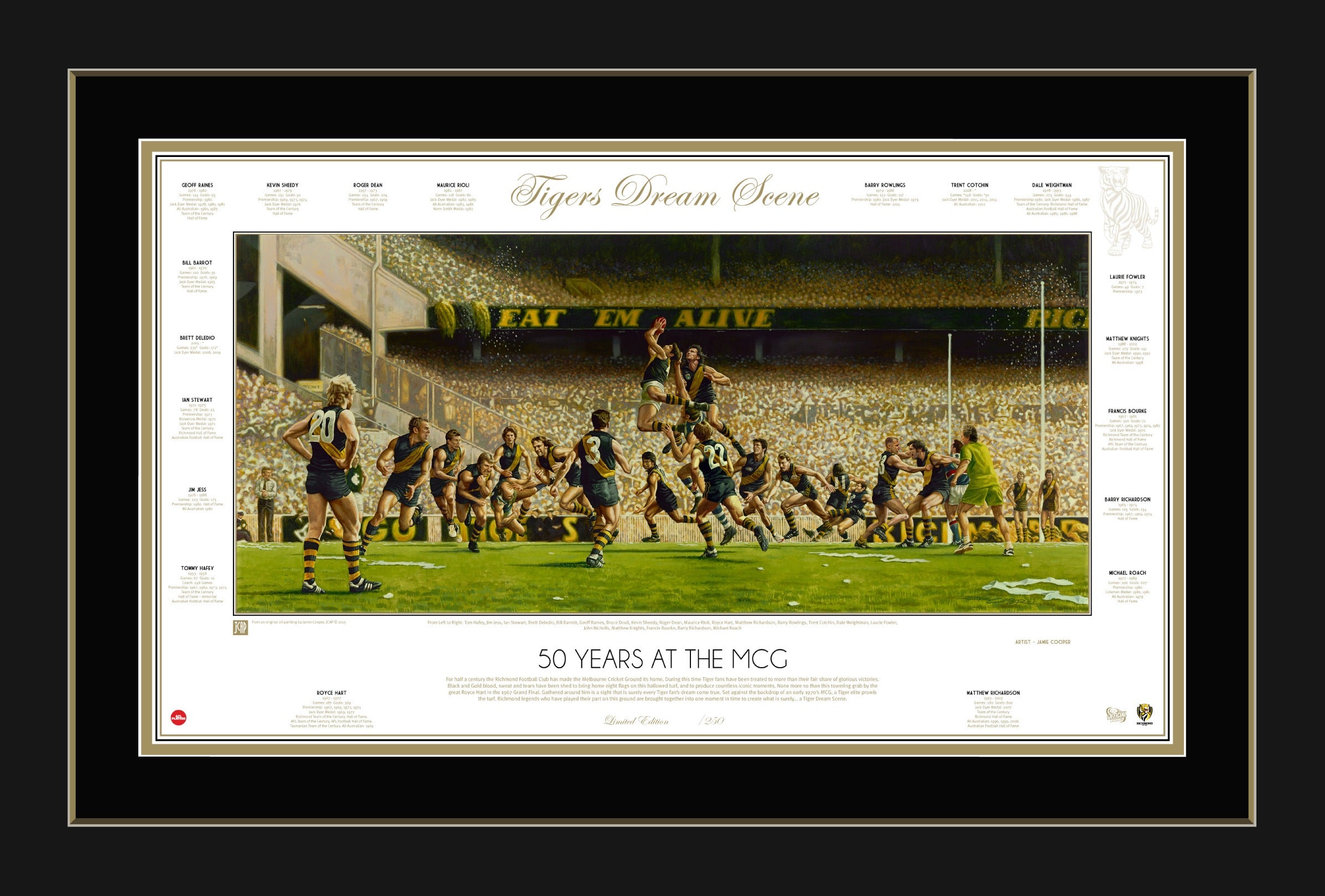 TIGERS DREAM SCENE - 50 YEARS AT THE G